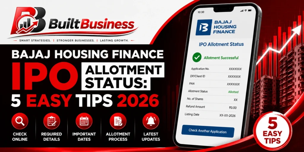 Bajaj Housing Finance IPO Allotment Status 5 Easy Tips 2026